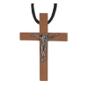 Cover Image for cross necklace- Double Cross- Sterling Silver