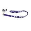 Cover Image for Lanyard-Purple and white stripe w/clip