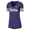 Cover Image for Nike Tri-Blend Purple V-Neck Tee- Women's